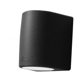 Oprawa elewacyjna MARTA 160-1L FROSTED Fumagalli GX53 LED CCT 10W 192 mm 3000K/4000K/6500K SET IP55 230V czarny / tworzywo sztuczne - zdjęcie 1
