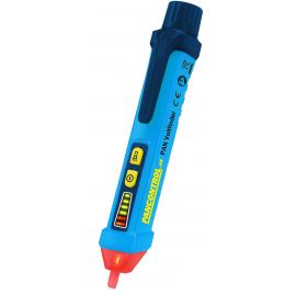 Tester napięcia bezkontaktowy PAN VOLTFINDER  z 3-stopniowym wskaźnikiem LED 12-1000 V AC latarka - zdjęcie 1