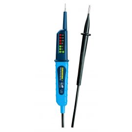 Tester napięcia 2-biegunowy PAN VOLTTESTER 400 wskaźnik LED  6-400 V AC/DC KAT III 400V bezbateryjny / przykręcane tulejki - zdjęcie 1